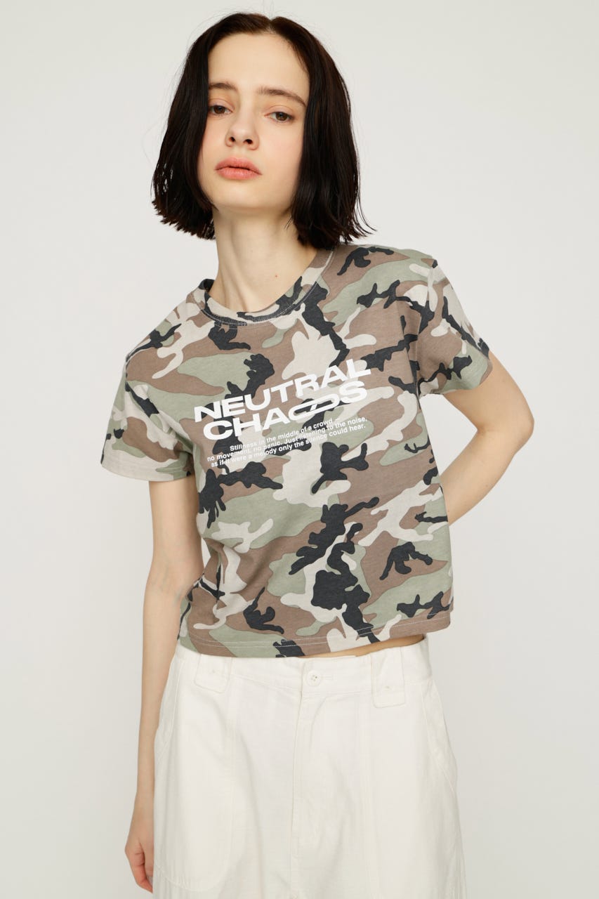 COMPACT LOGO トップス M/GRN FREE