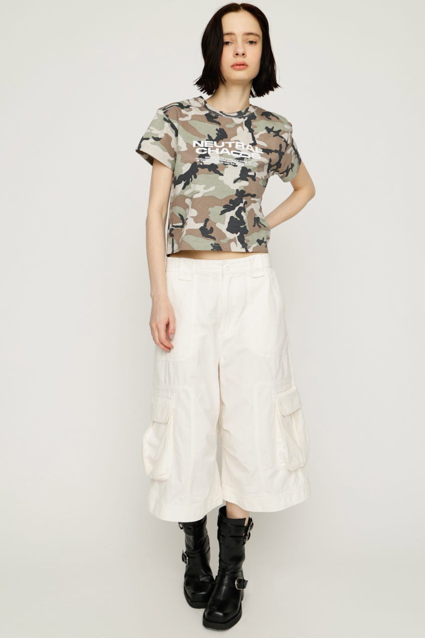 COMPACT LOGO トップス M/GRN FREE