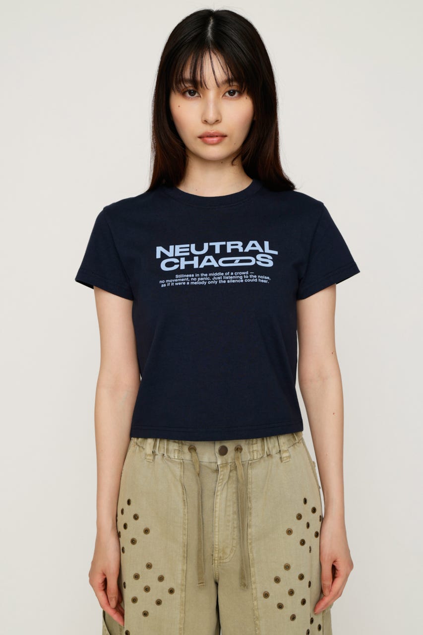 COMPACT LOGO トップス NVY FREE