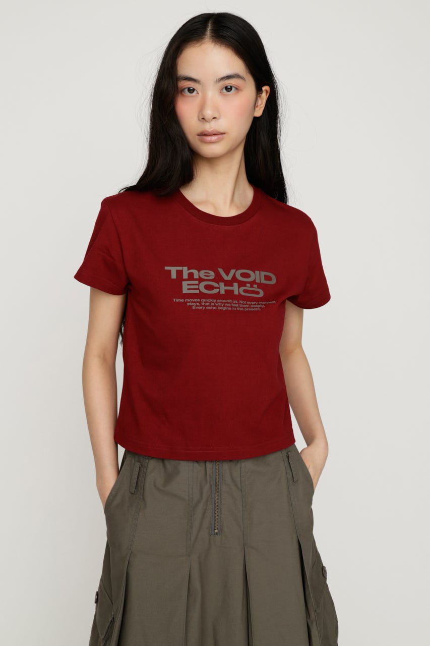 COMPACT LOGO トップス RED FREE