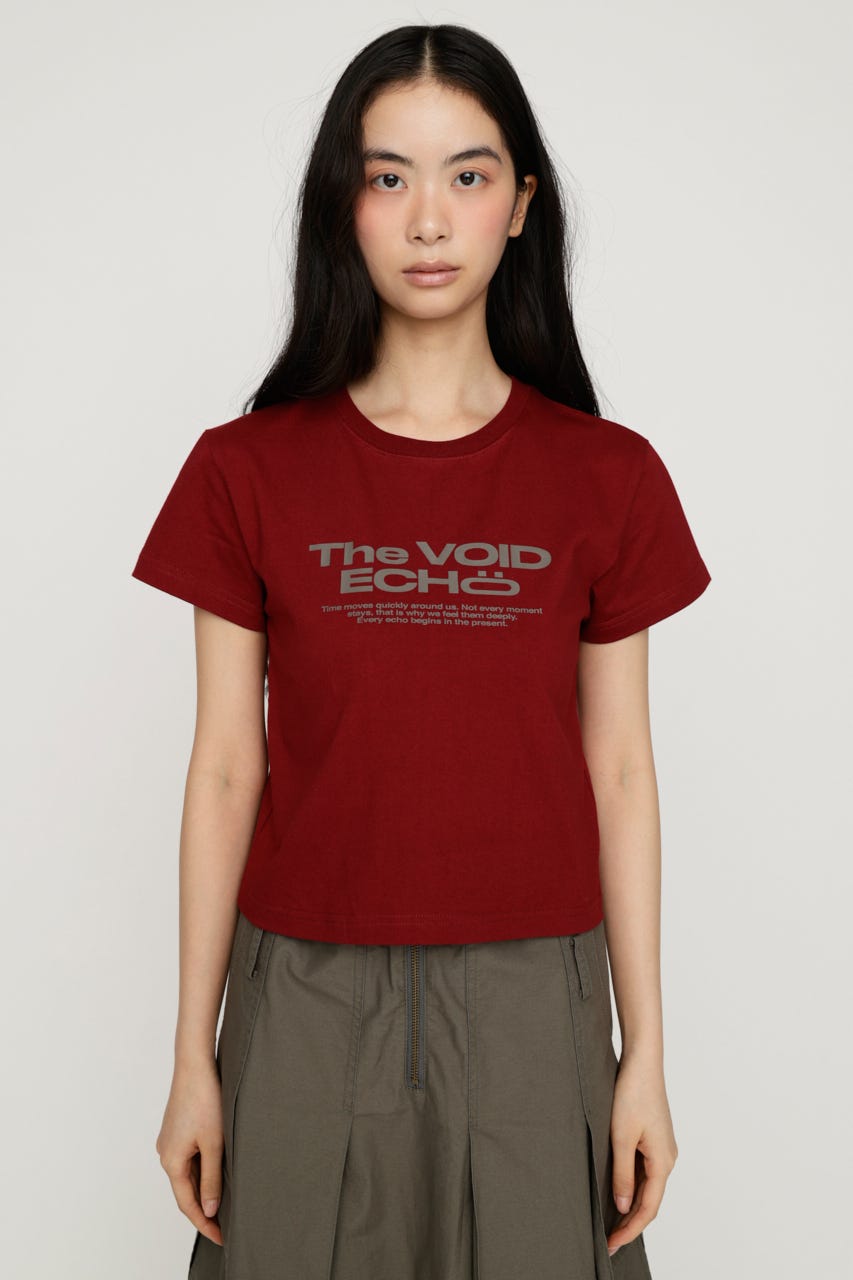 COMPACT LOGO トップス RED FREE