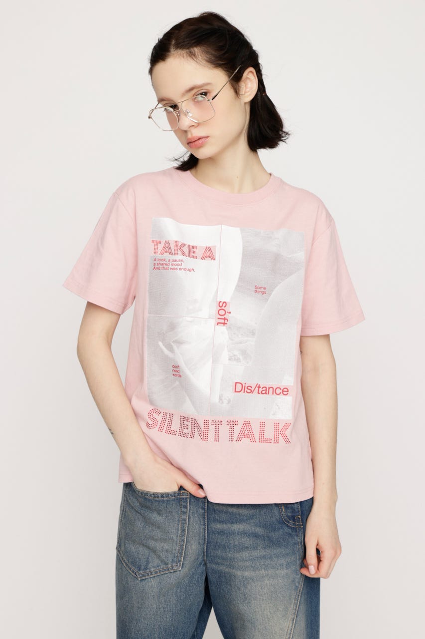 PHOTO & JEWEL MIX Tシャツ PNK 1