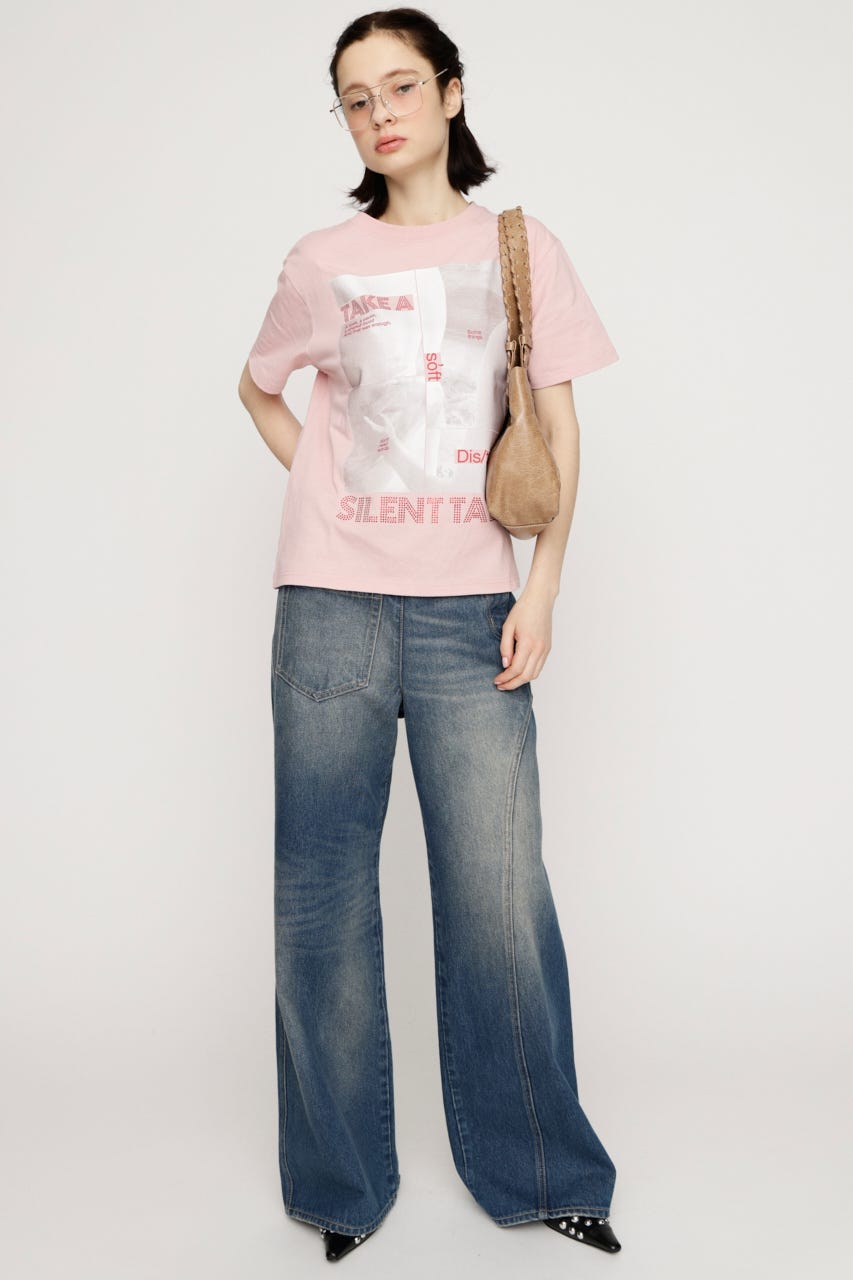 PHOTO & JEWEL MIX Tシャツ PNK 1