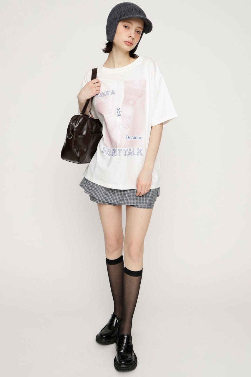PHOTO & JEWEL MIX Tシャツ WHT 1