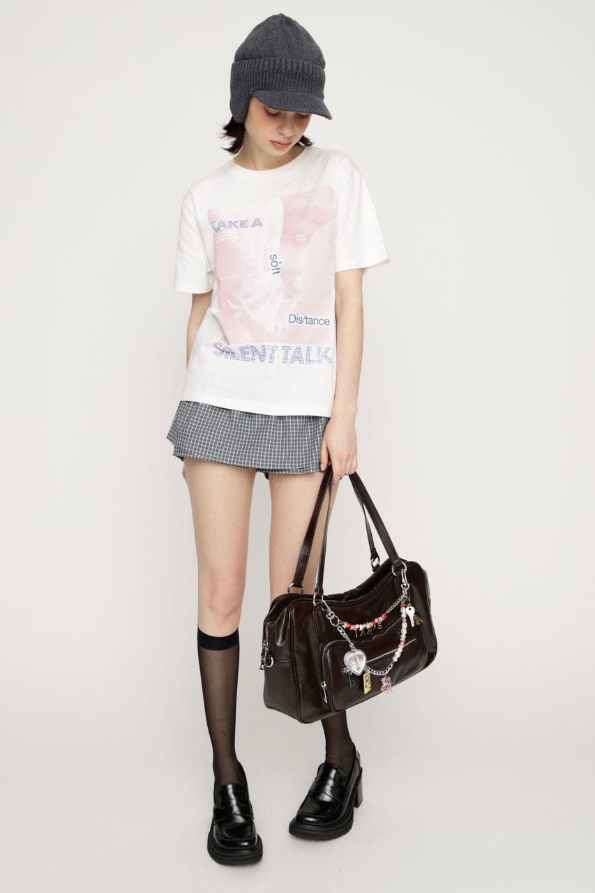 PHOTO & JEWEL MIX Tシャツ WHT 1