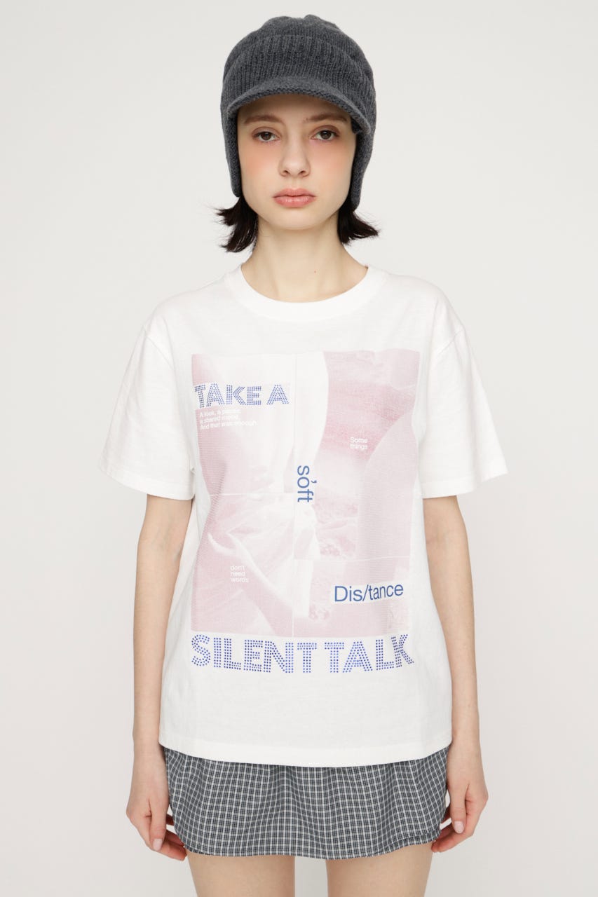 PHOTO & JEWEL MIX Tシャツ WHT 1