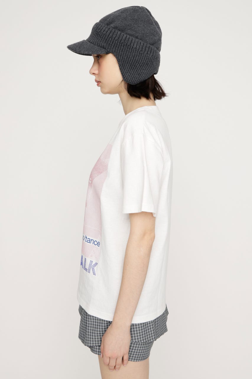 PHOTO & JEWEL MIX Tシャツ WHT 1