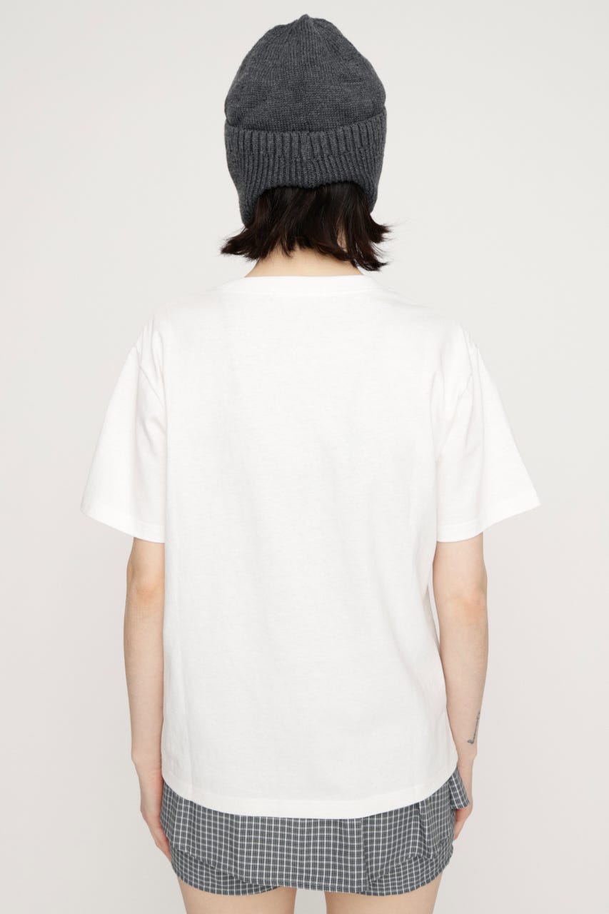 PHOTO & JEWEL MIX Tシャツ WHT 1