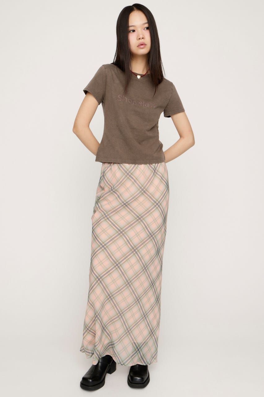 WASHED STONE LOGO Tシャツ KHA FREE