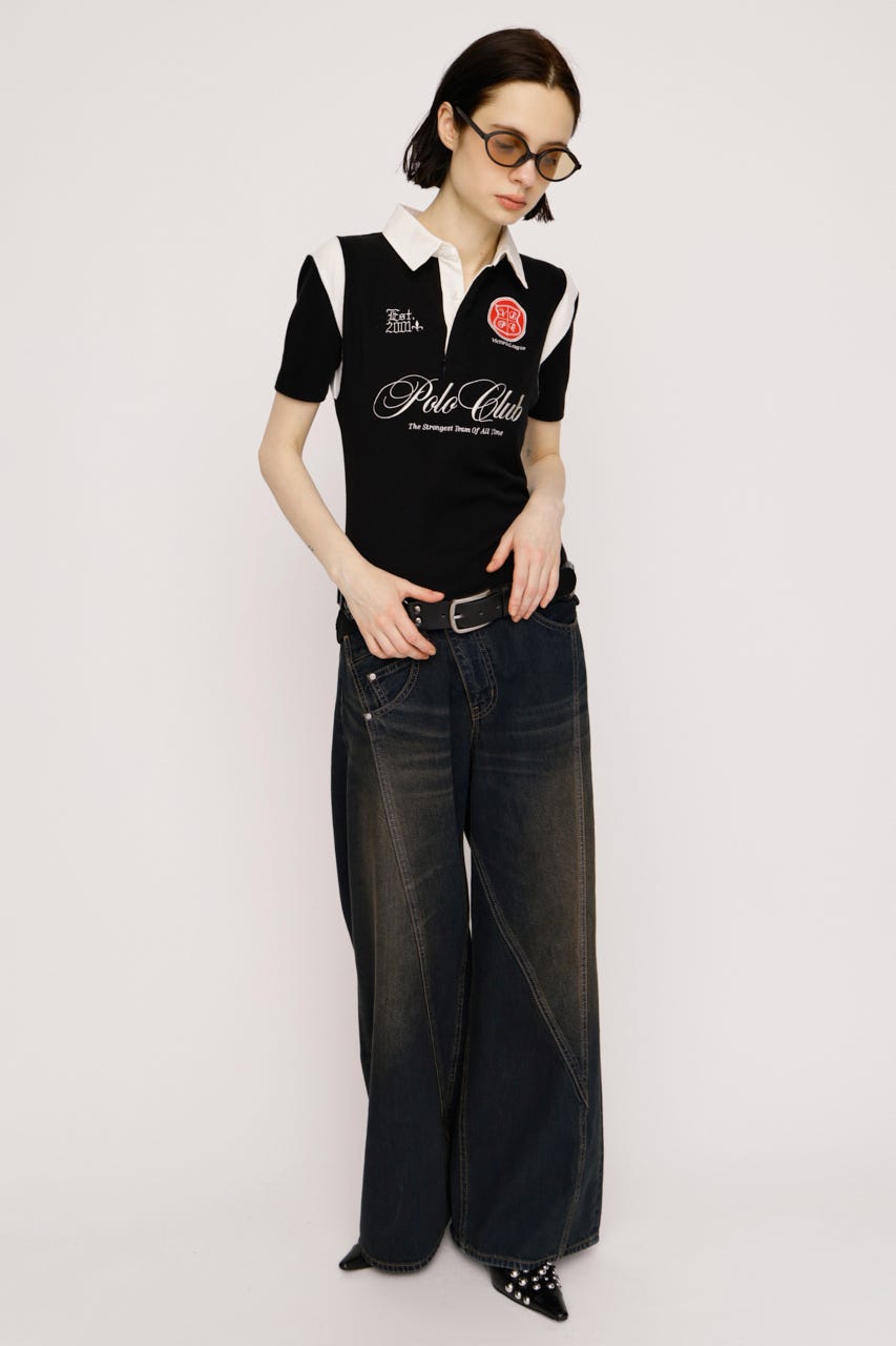 POLO UNIFORM トップス BLK FREE