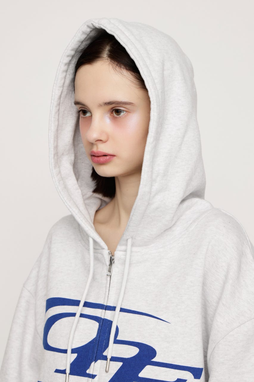 LOGO OVER HOODIE T.GRY FREE