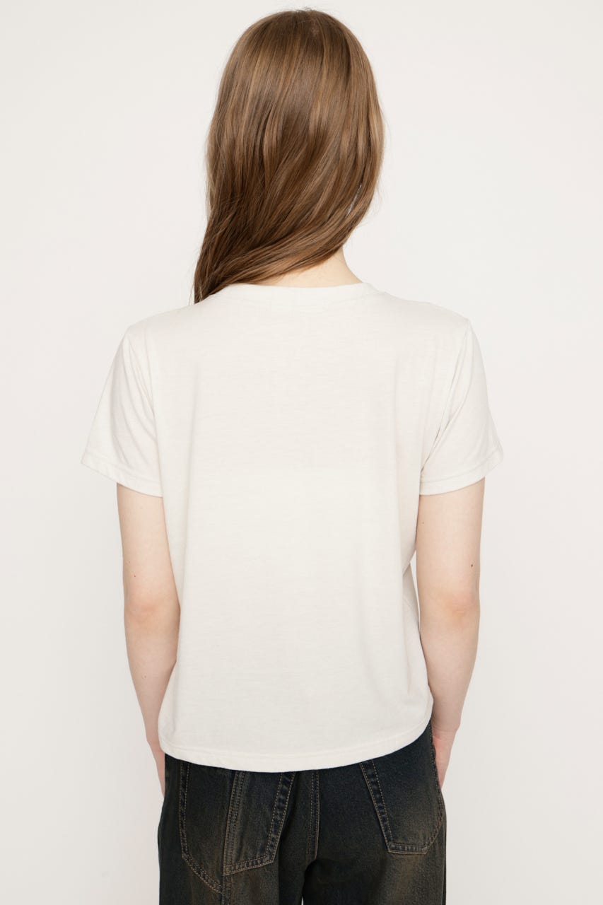 LACE LOGO Tシャツ O/WHT FREE