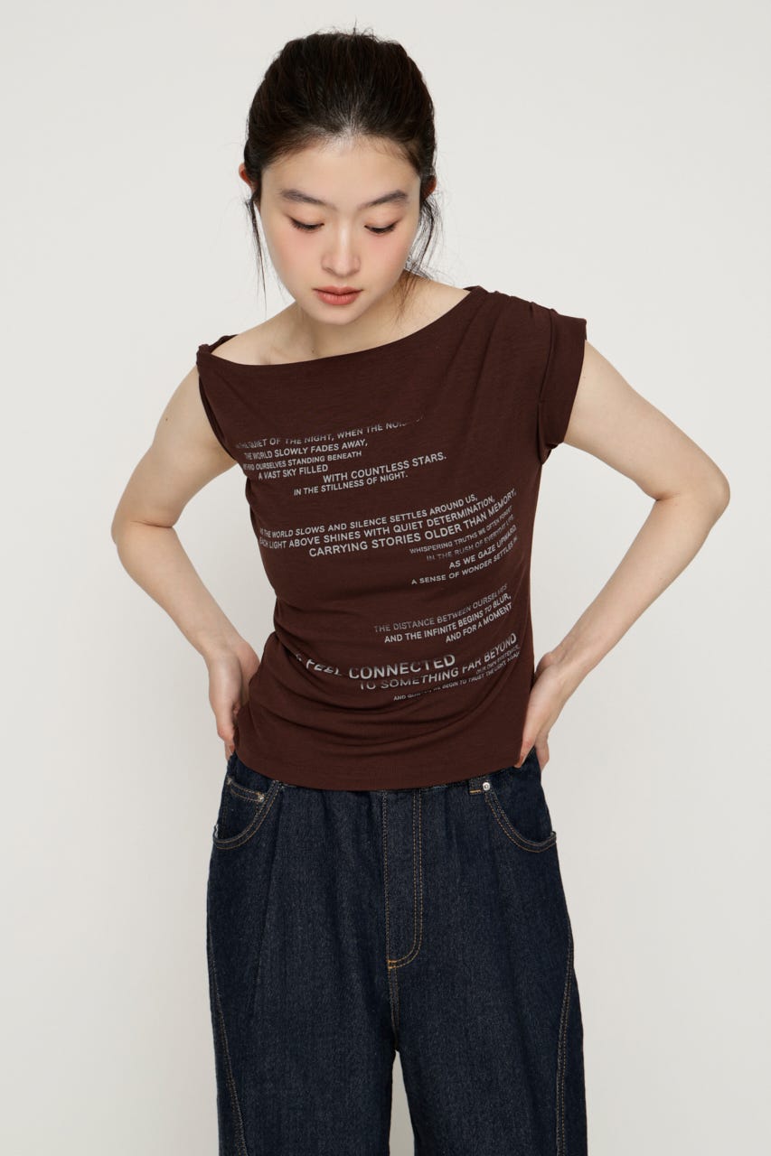 ONESHOLDER ASYMMETRY トップス BRN FREE