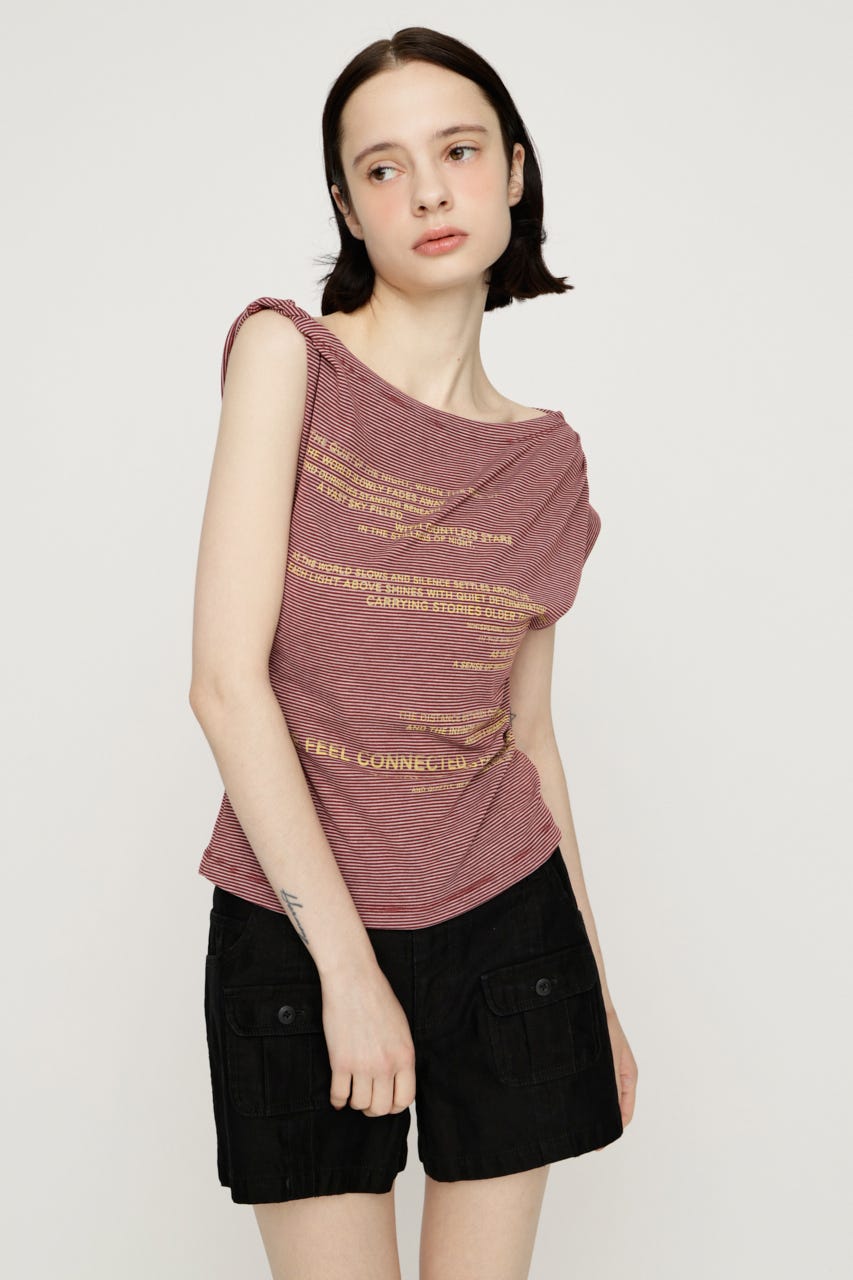 ONESHOLDER ASYMMETRY トップス Multi_1 FREE