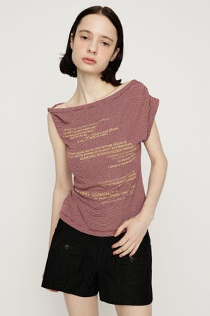 ONESHOLDER ASYMMETRY トップス