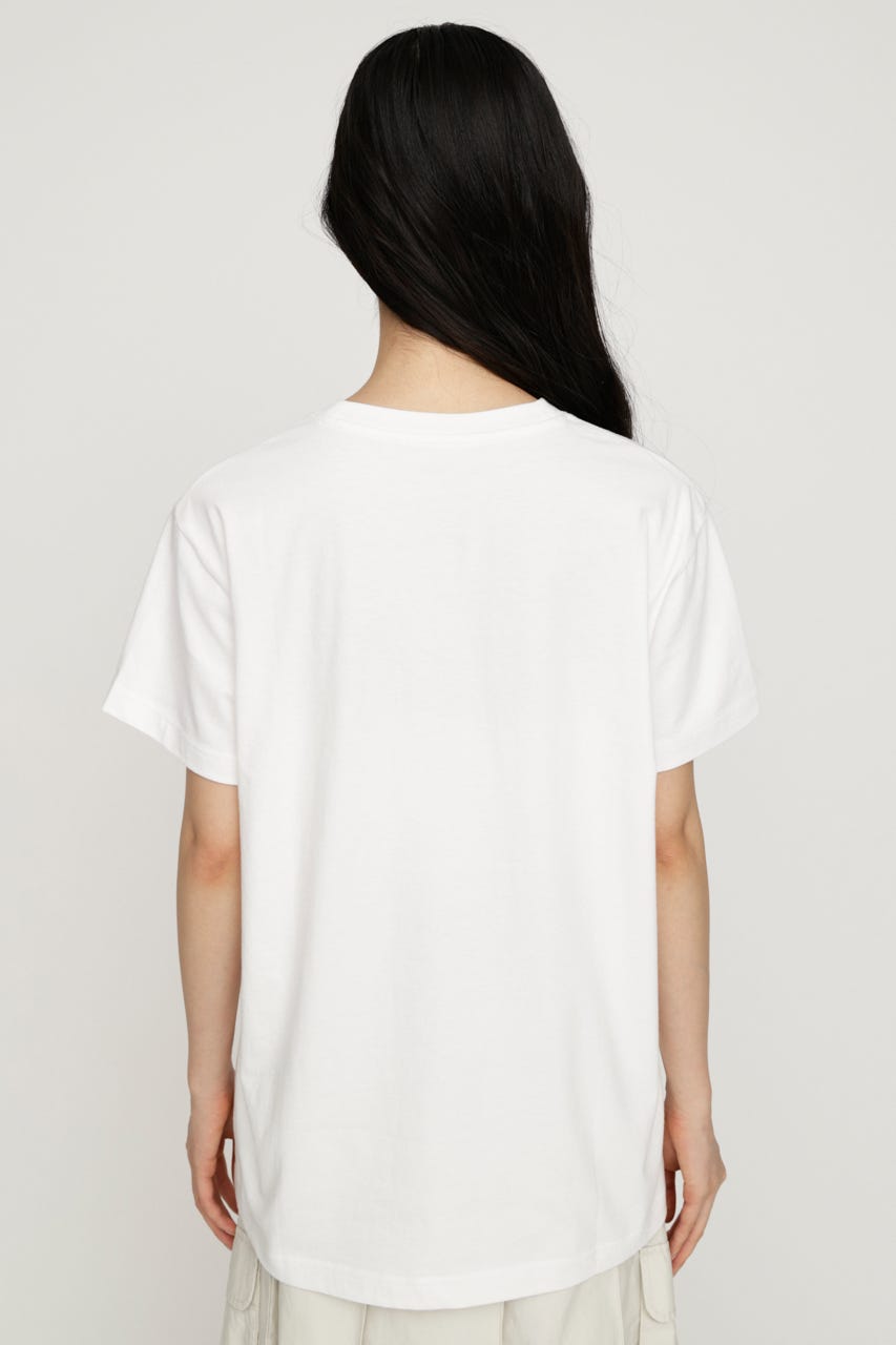 PHOTO LOGO Tシャツ WHT FREE