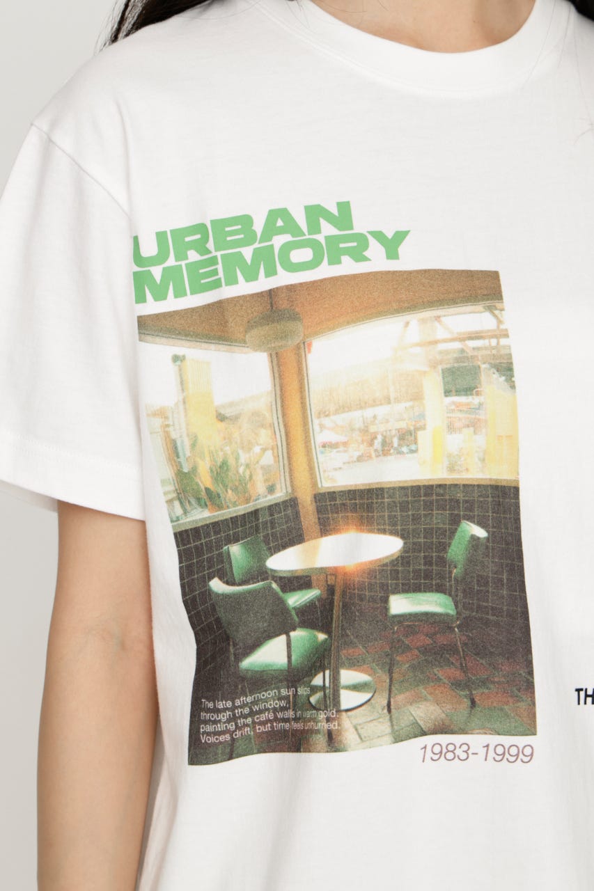 PHOTO LOGO Tシャツ WHT FREE