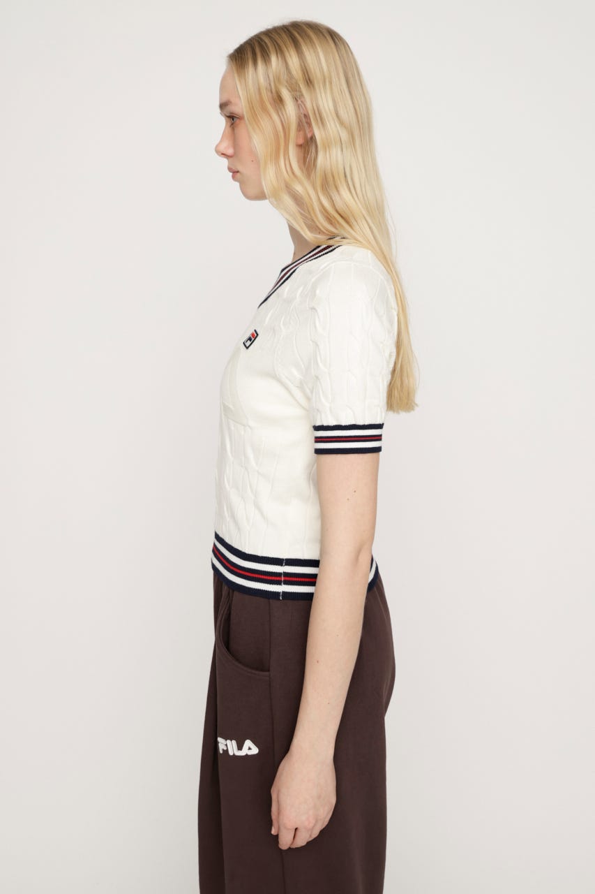 FILA x SLY CABLE KNIT トップス IVOY FREE