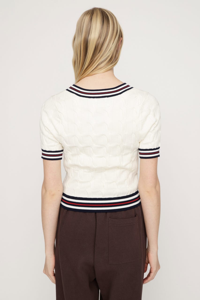 FILA x SLY CABLE KNIT トップス IVOY FREE