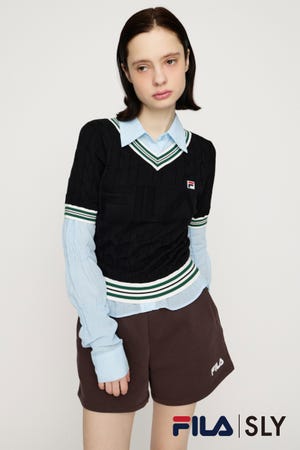 FILA x SLY CABLE KNIT トップス