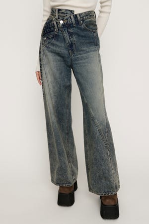 【1BUY5％OFF CAMPAIGN】【先行受注キャンペーン対象アイテム】J／W SWITCHING STRAIGHT パンツ