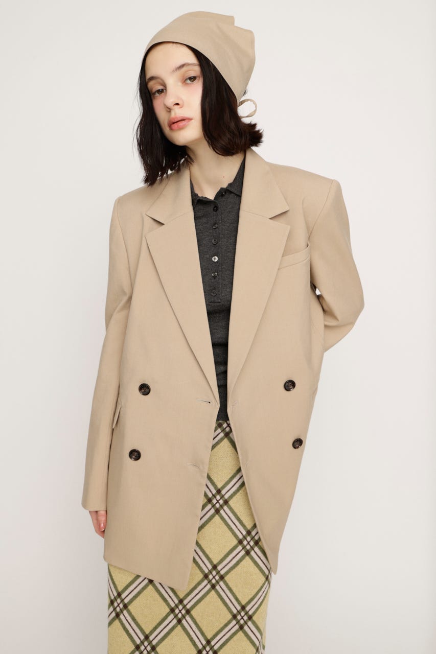 BOXY TAILORED ジャケット L/BEG FREE