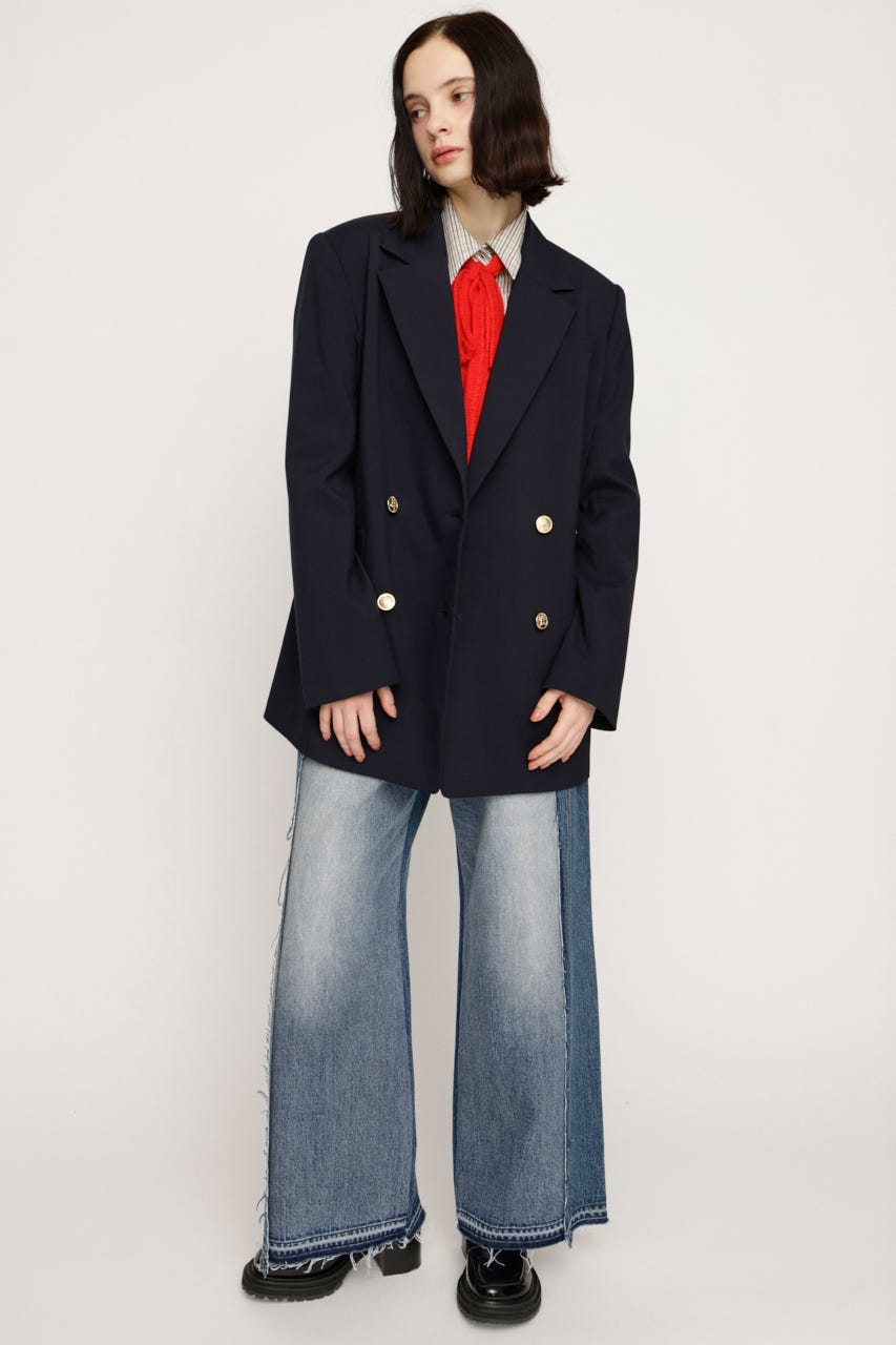 BOXY TAILORED ジャケット NVY FREE