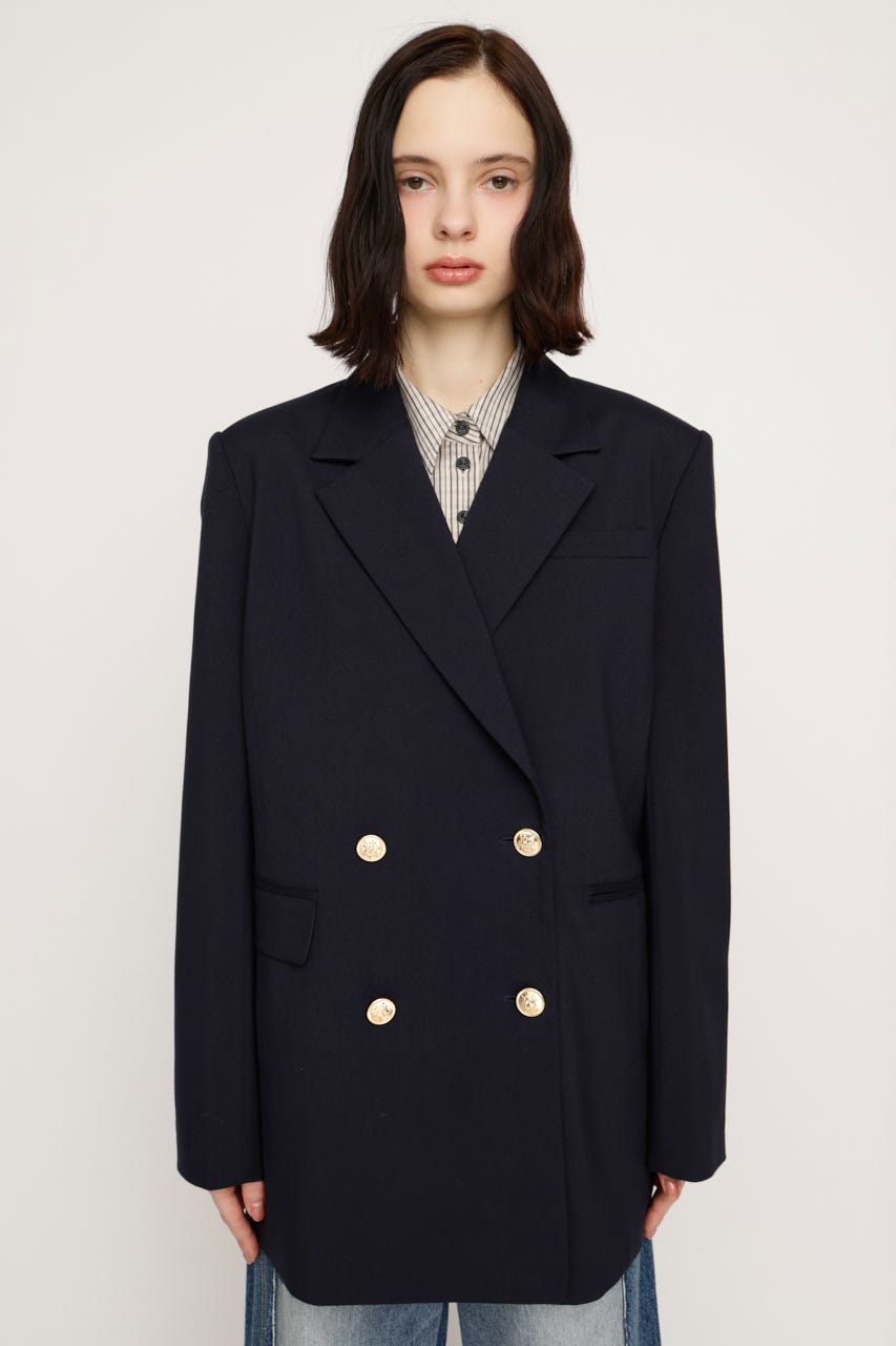 BOXY TAILORED ジャケット NVY FREE