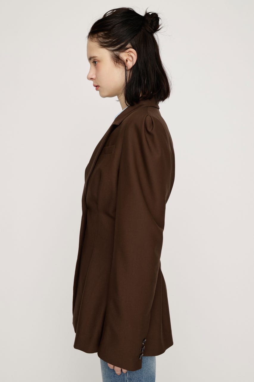 WAIST TUCK TAILOR ジャケット BRN FREE