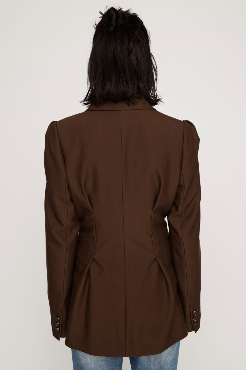WAIST TUCK TAILOR ジャケット BRN FREE