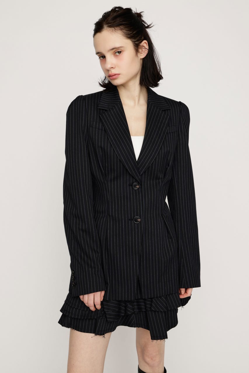 WAIST TUCK TAILOR ジャケット M/NVY FREE