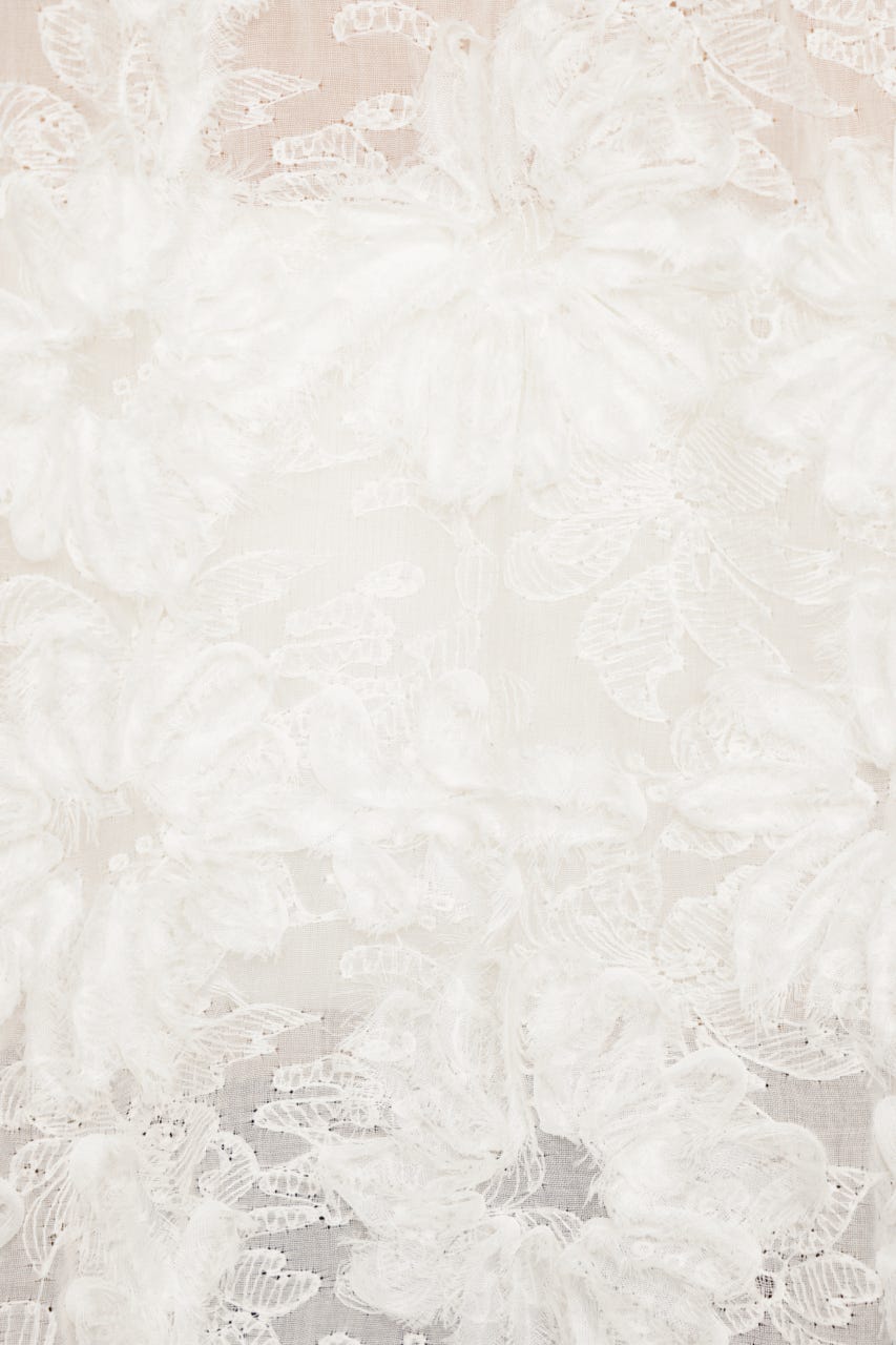 LOOSE LACE シャツ IVOY FREE