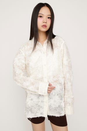 LOOSE LACE シャツ
