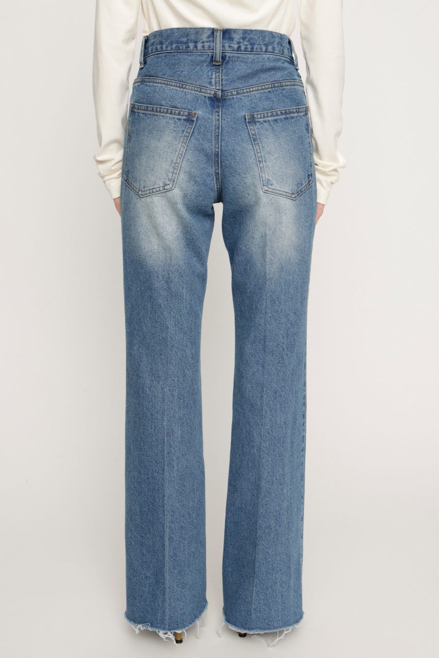【LIMITED ITEM】J／W SEMI FLARE DENIM パンツ BLU 0