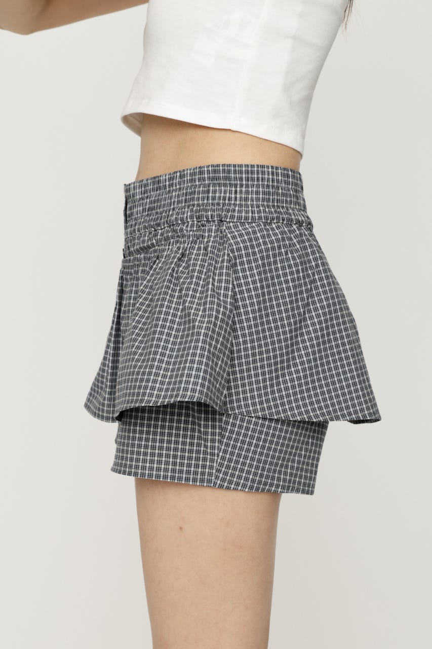 CHECK LAYERED ショートパンツ Multi_1 1