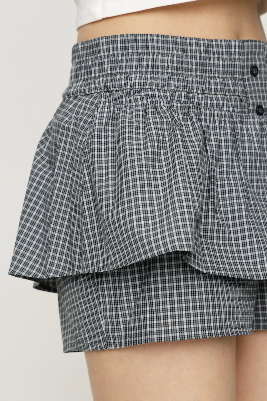 CHECK LAYERED ショートパンツ Multi_1 1