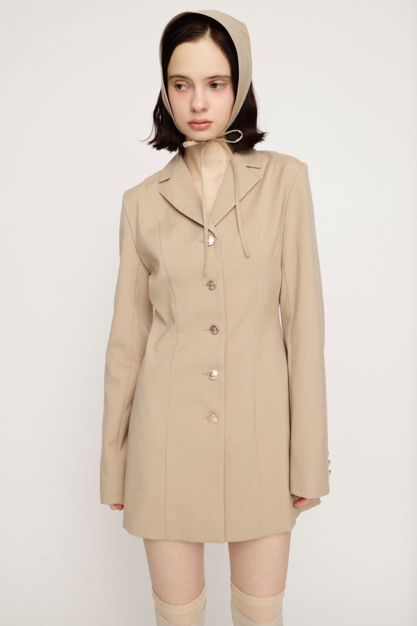 TAILORED ショートワンピース L/BEG 1