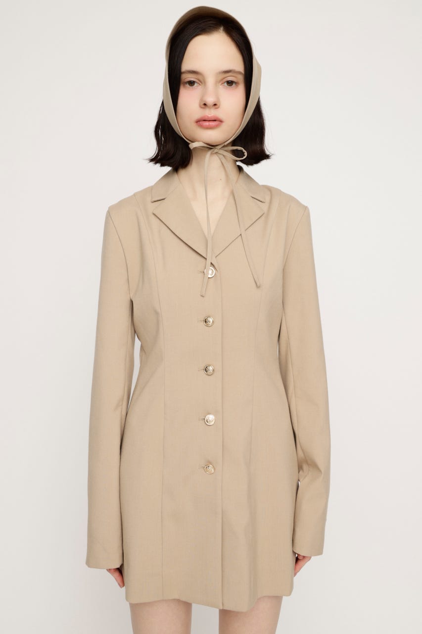 TAILORED ショートワンピース L/BEG 1