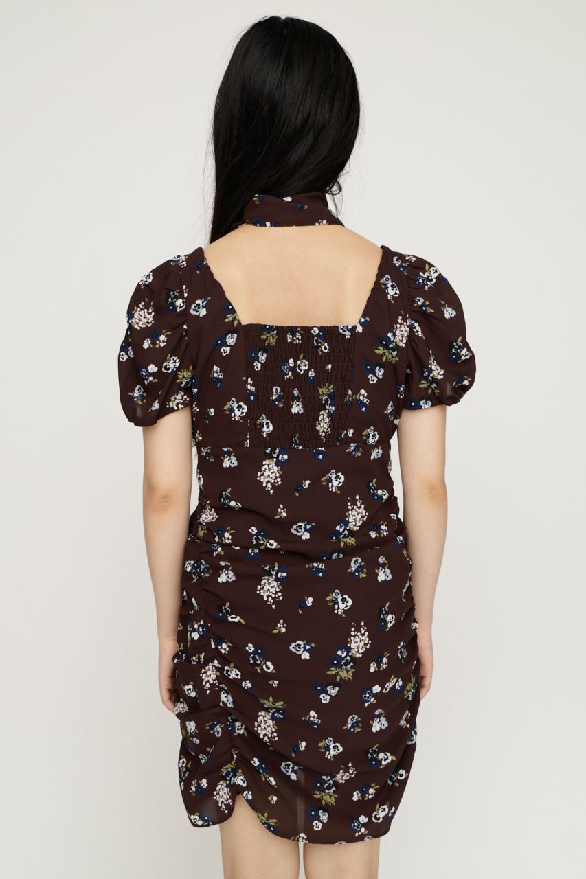 VINTAGE FLOWER ショートワンピース M/BRN 2