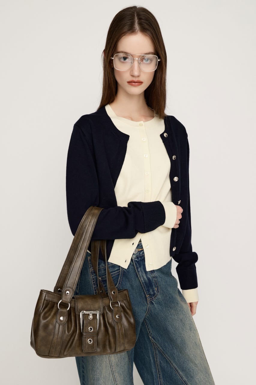 BELT GATHER HAND バッグ KHA FREE