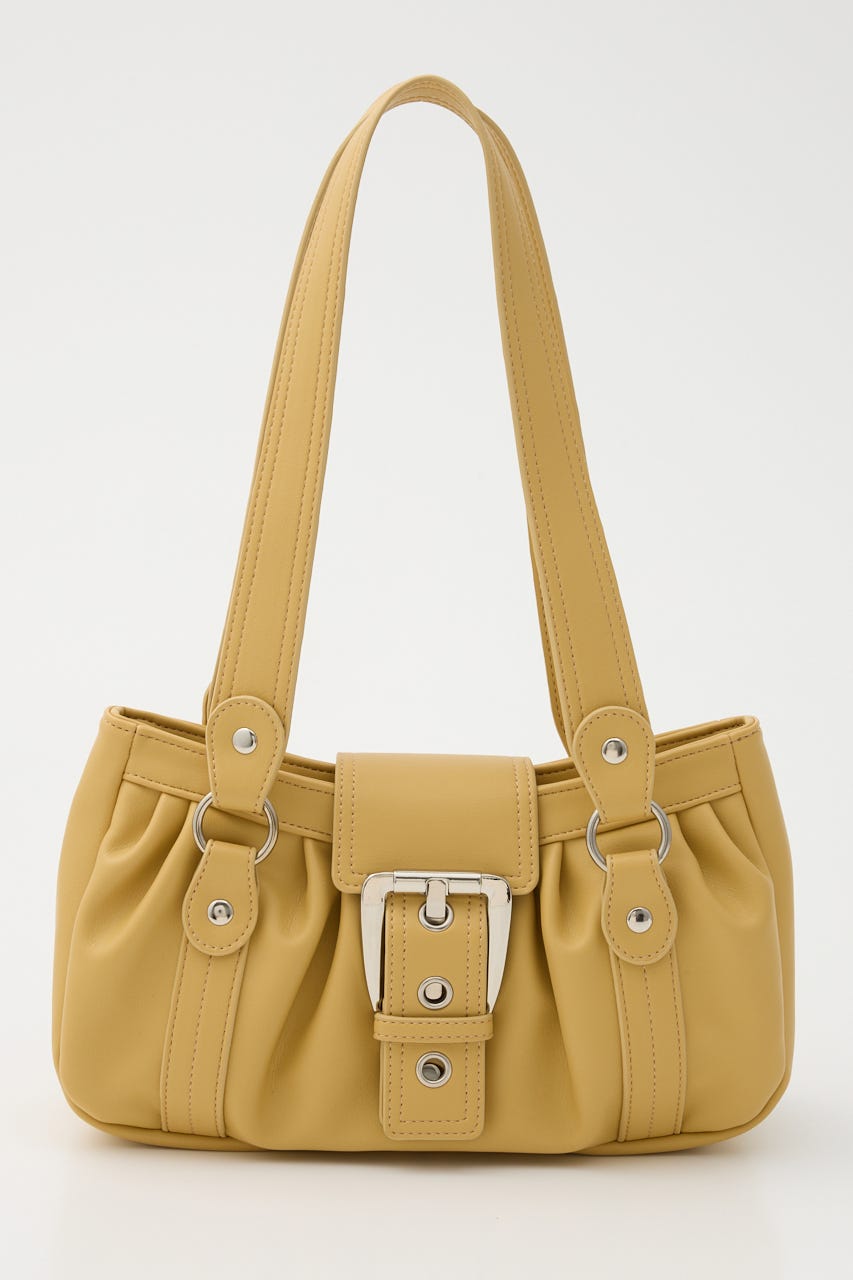 BELT GATHER HAND バッグ L/YEL FREE