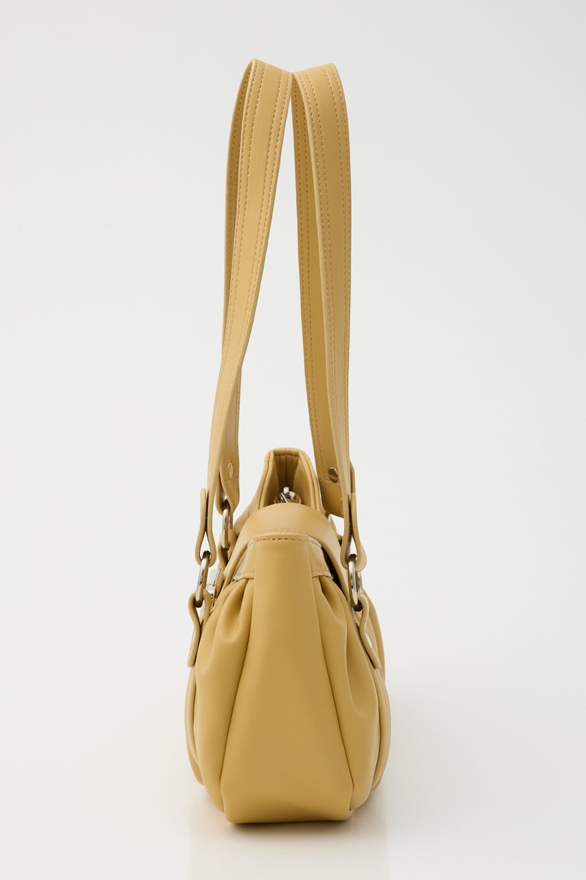 BELT GATHER HAND バッグ L/YEL FREE