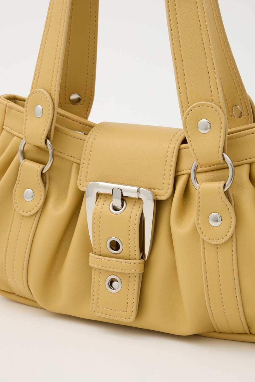 BELT GATHER HAND バッグ L/YEL FREE