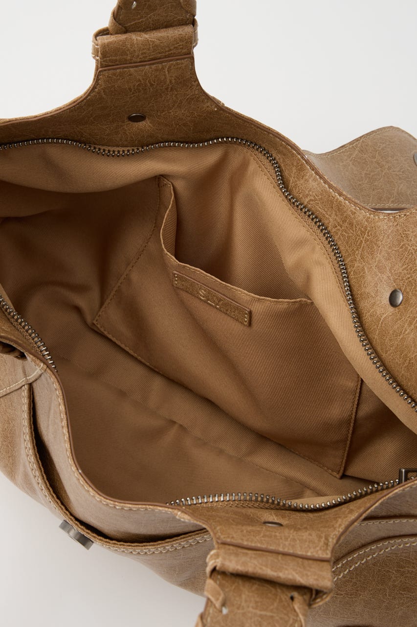 F／LEATHER STUDS バッグ CAM FREE