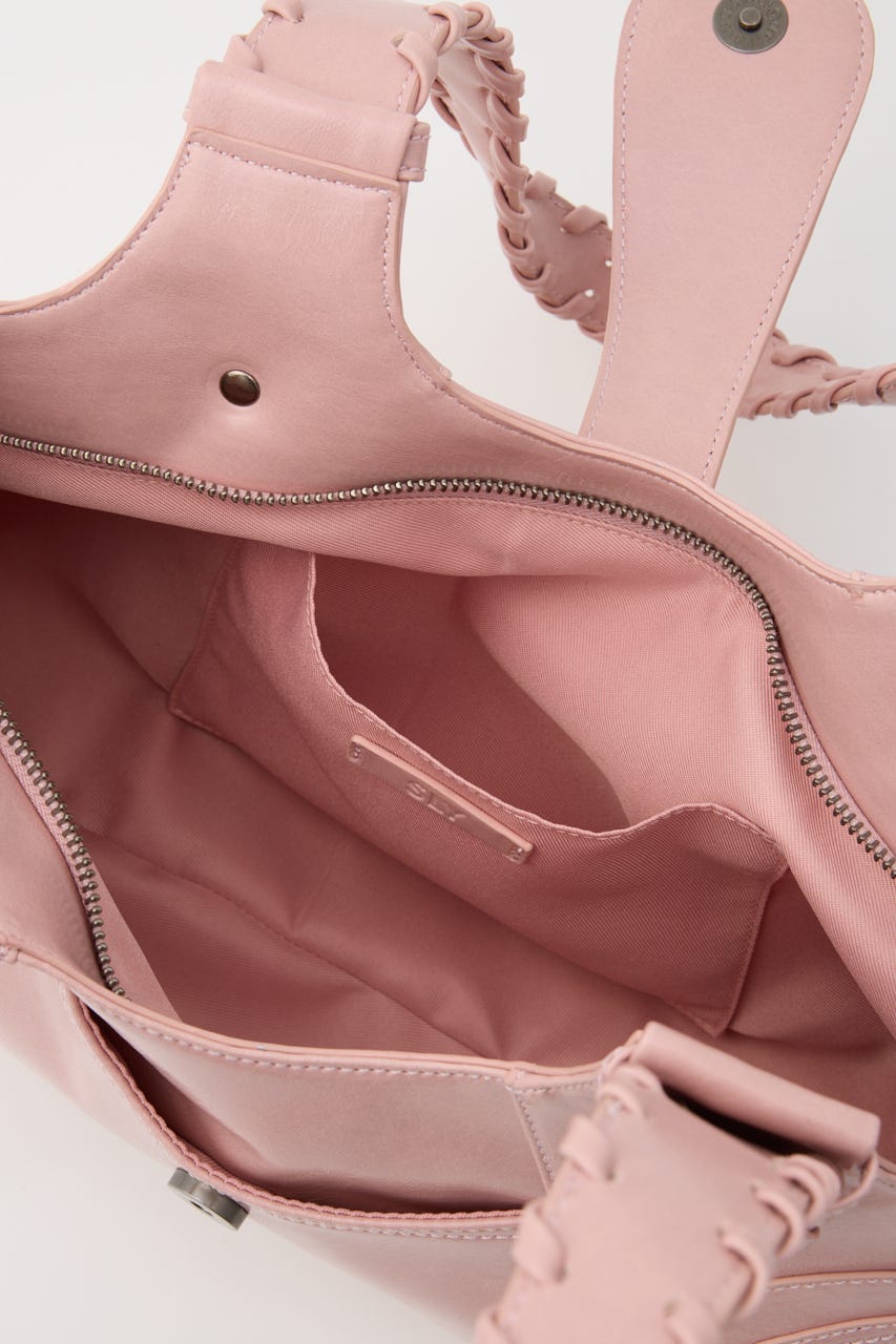 F／LEATHER STUDS バッグ PNK FREE