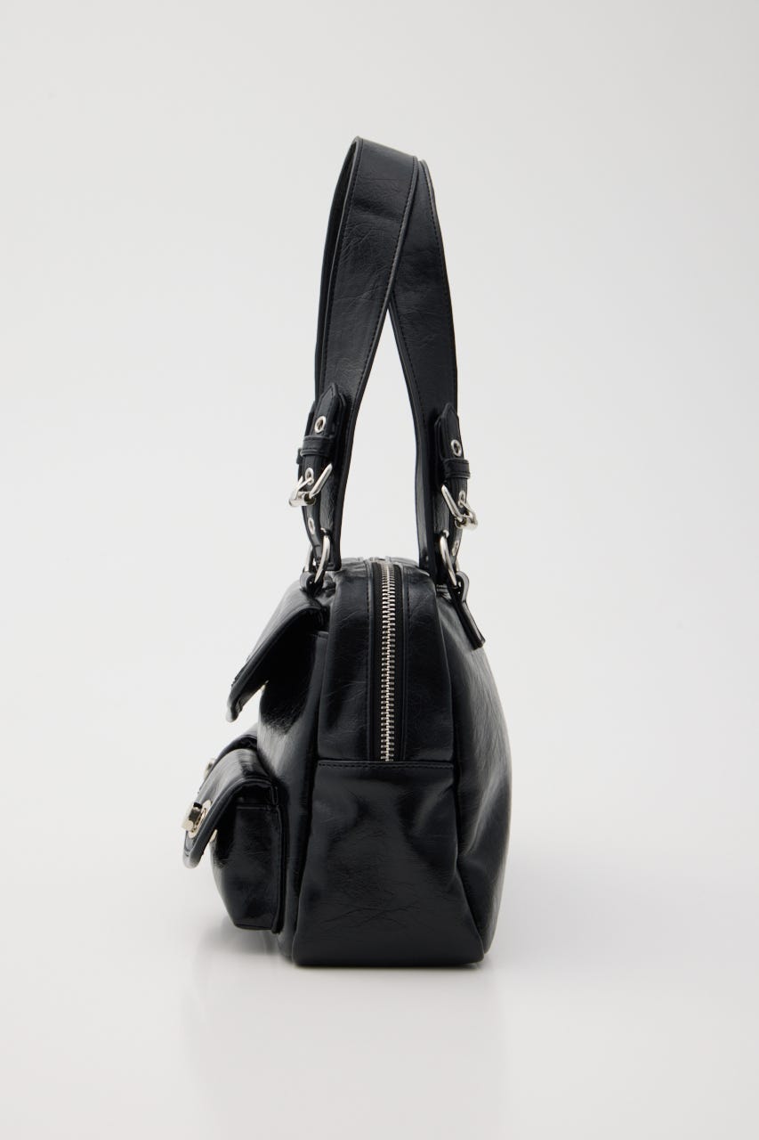 POCKET HAND バッグ BLK FREE