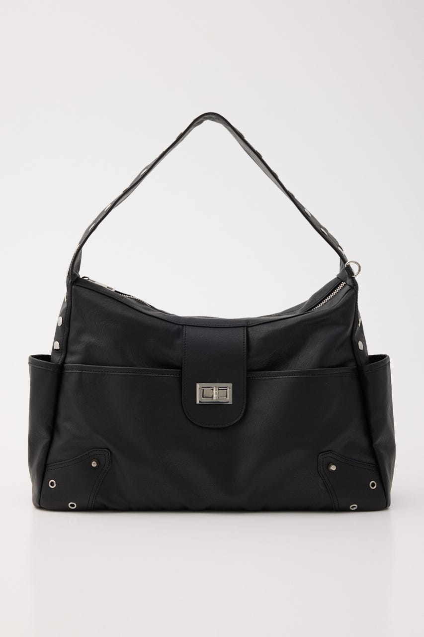 STUDS HORIZONTAL バッグ BLK FREE