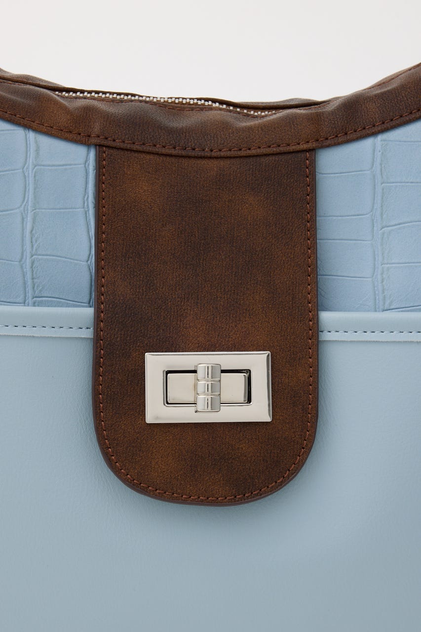 STUDS HORIZONTAL バッグ M/BLU FREE