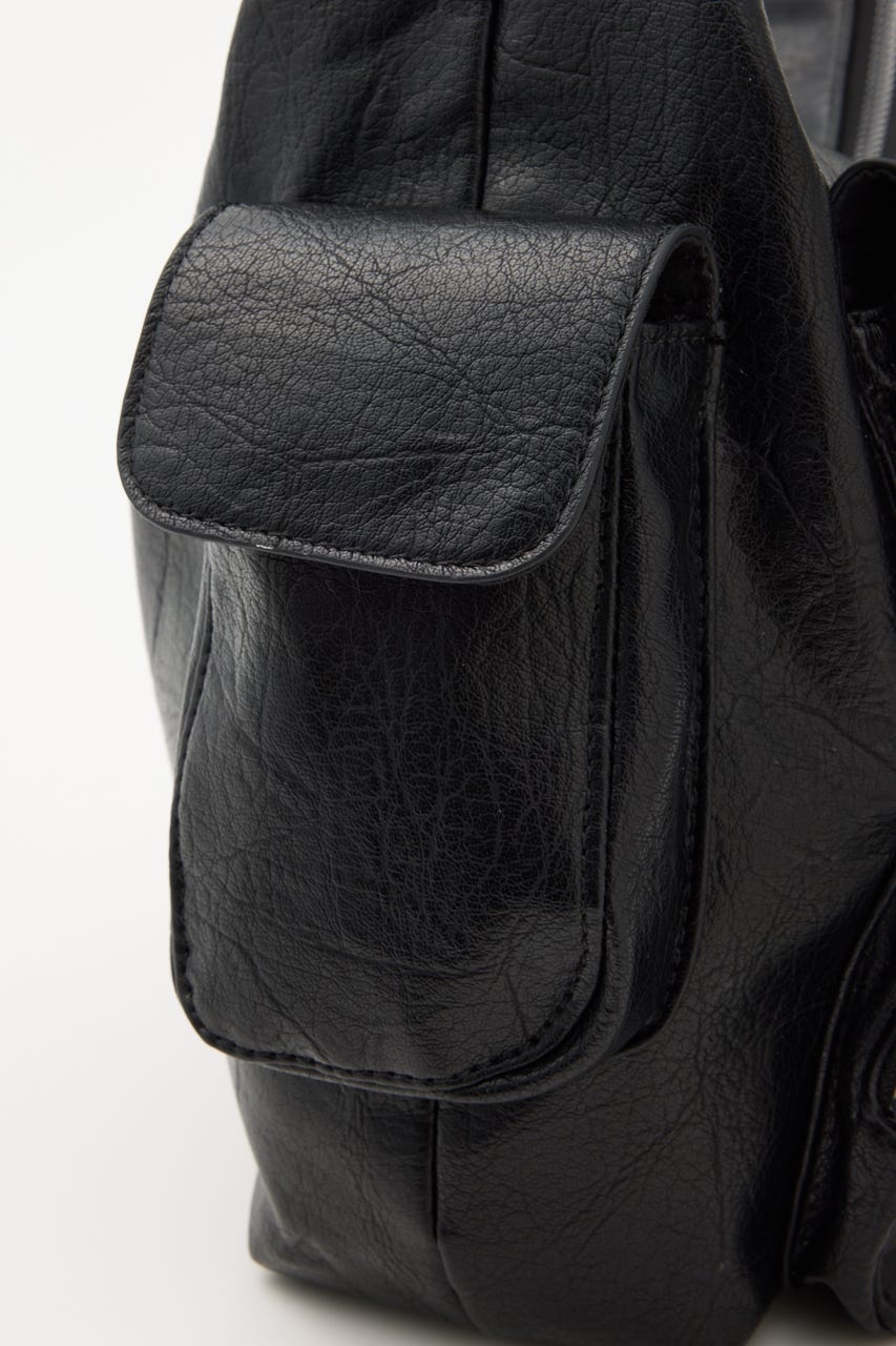 MANY PK SHOULDER バッグ BLK FREE