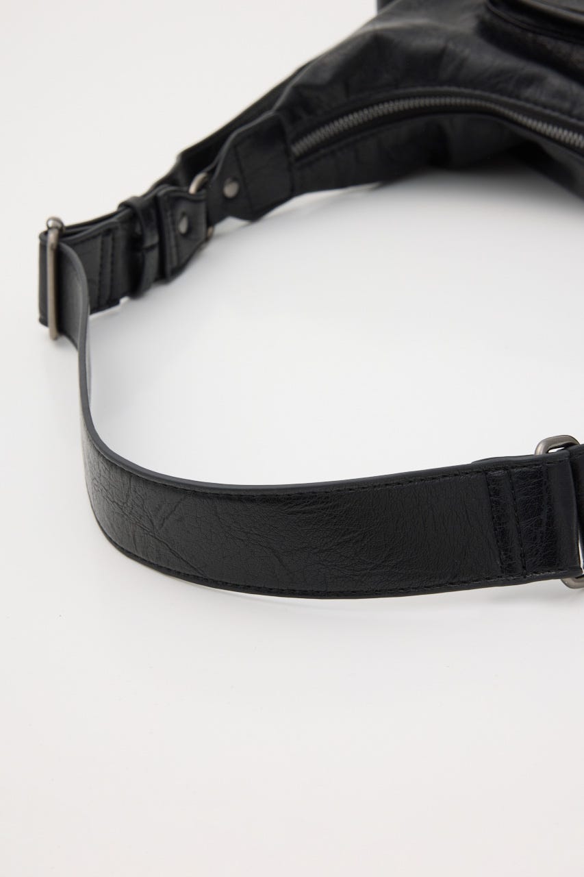 MANY PK SHOULDER バッグ BLK FREE